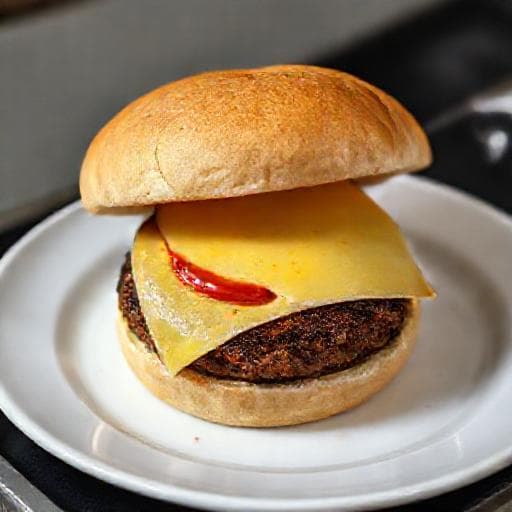 Rychlý burger na pánvi