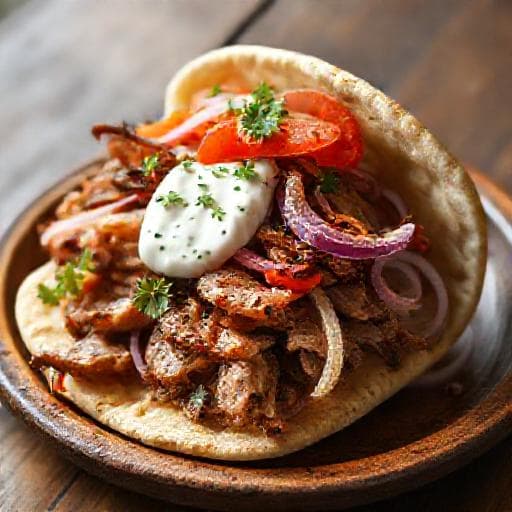 Klasické Gyros s Tzatziki