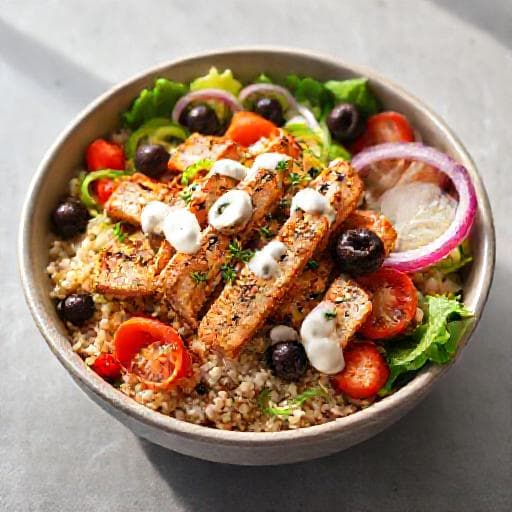 Kuřecí Gyros Bowl