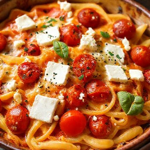 Mì Feta Nướng Cà Chua Cổ Điển