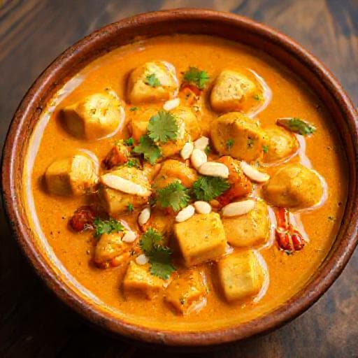 Kadai Paneer with Creamy Cashew Gravy