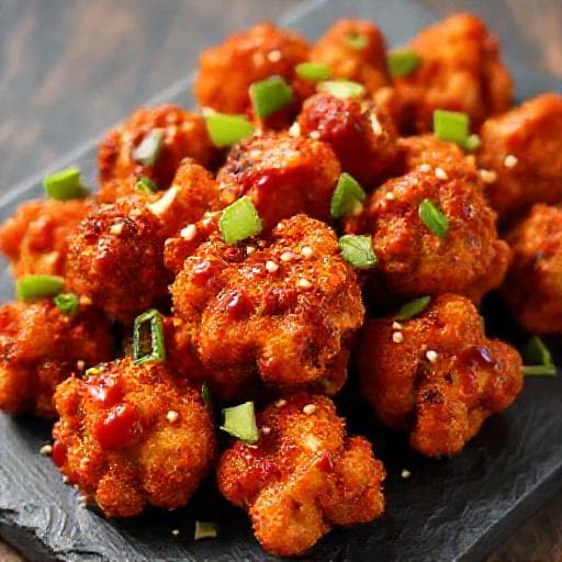 Spicy Korean Gochujang Cauliflower Wings