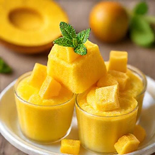 Quick Mango Kulfi