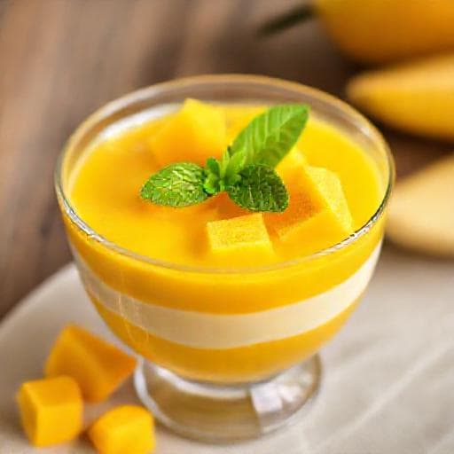 Classic Mango Pudding