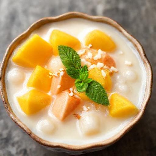 Mango Sago with Pomelo