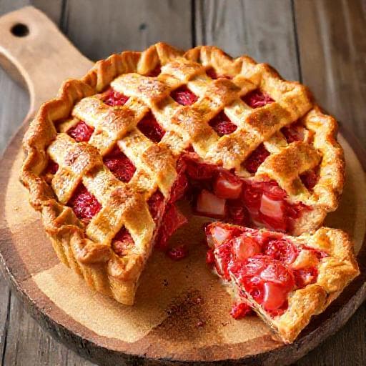 Classic Strawberry Rhubarb Pie