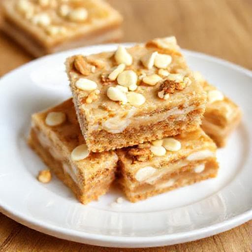 Seven Layer Bar with a Twist (White Chocolate & Macadamia)