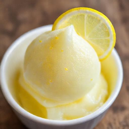 Quick Lemon Gelato