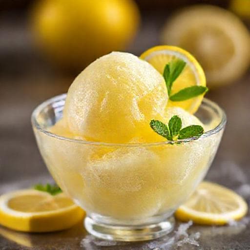Classic Lemon Sorbet