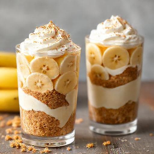 Quick Banana Cream Pie Parfait