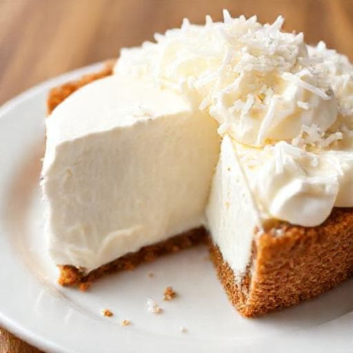 Quick Coconut Cream Pie (No-Bake Crust)