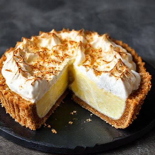 Toasted Coconut Cream Pie with Coconut Milk Custard