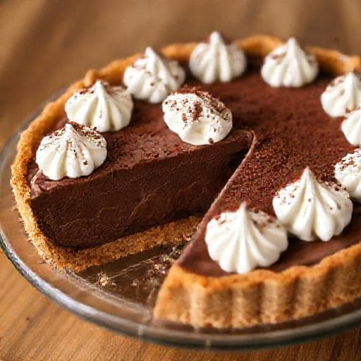 Quick French Silk Pie (No-Bake Crust)