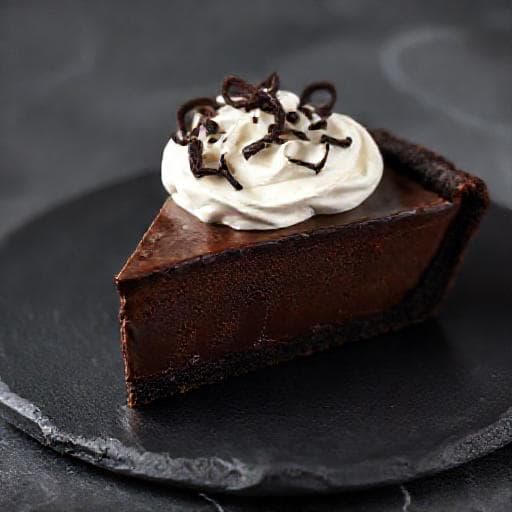 Dark Chocolate Espresso French Silk Pie