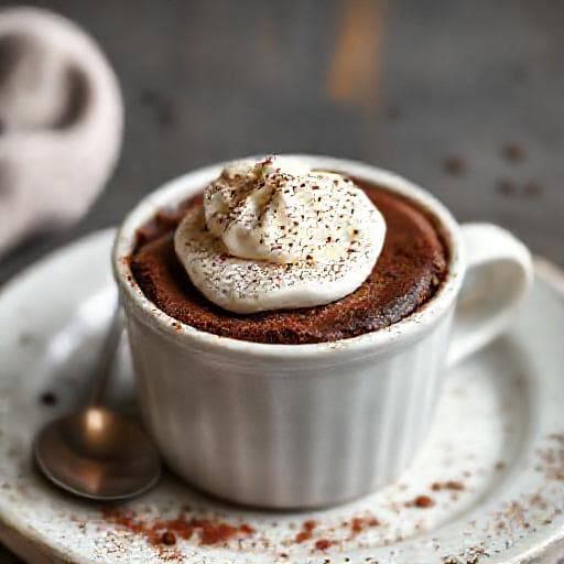 Quick Chocolate Soufflé (Microwave Method)