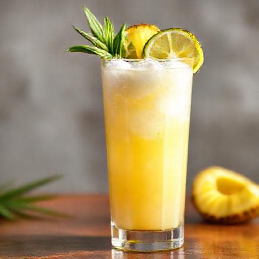 Quick Piña Colada (Blender-Free)