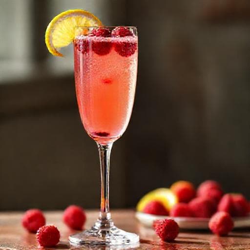Raspberry French 75