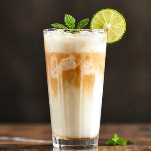 Iced Coconut Chai Latte