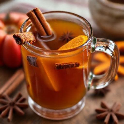 Mulled Apple Cider with Bourbon