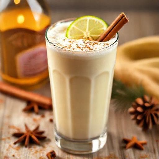 Spiced Rum Eggnog