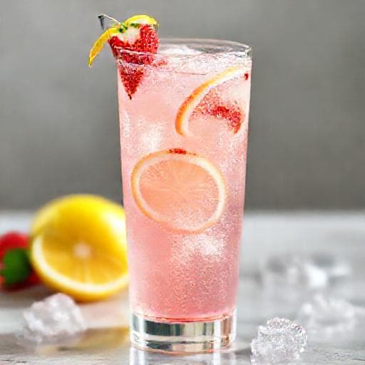 Quick Strawberry Lemonade Spritzer