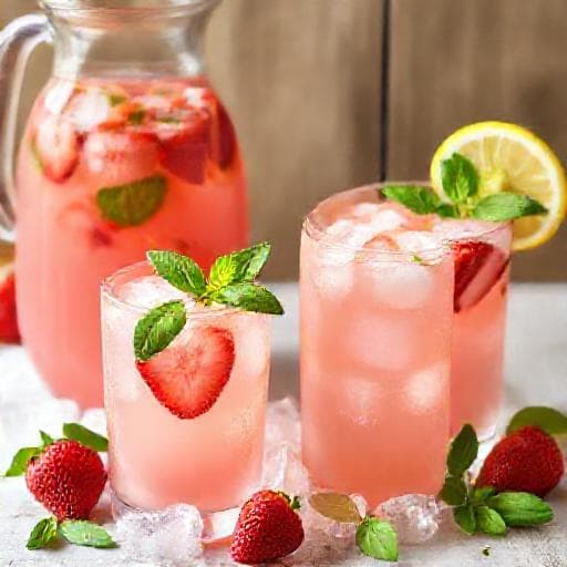 Strawberry Basil Lemonade