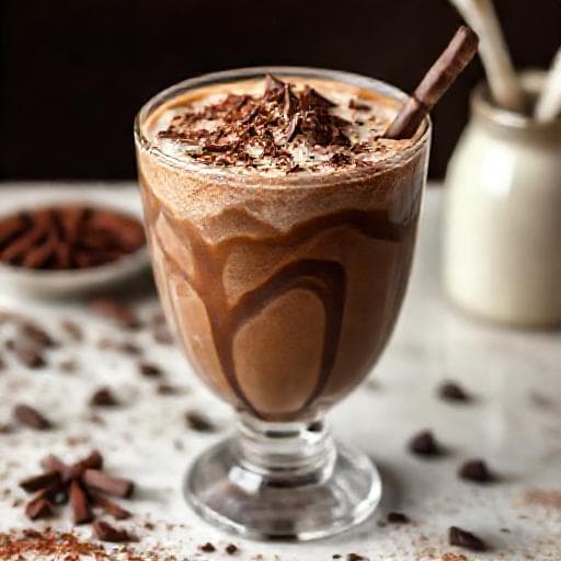 Belgian Chocolate & Espresso Milkshake
