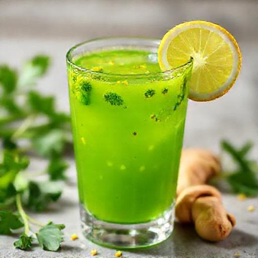 Spiced Celery & Lemon Zest Elixir