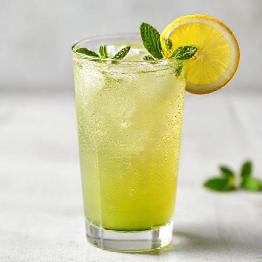 Sparkling Matcha Lemonade