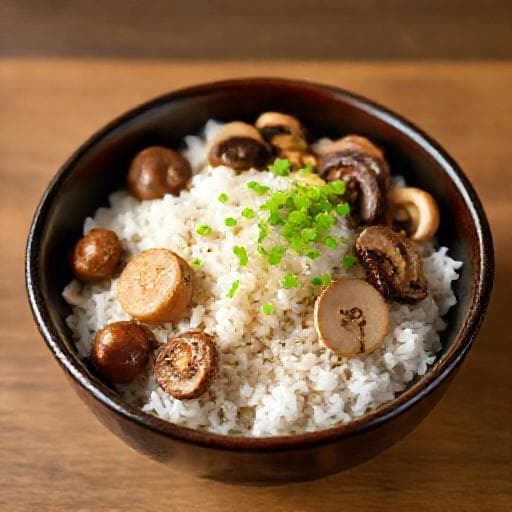きのこたっぷり！秋の炊き込みご飯
