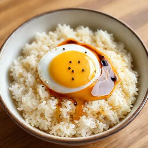 濃厚！バター醤油卵かけご飯