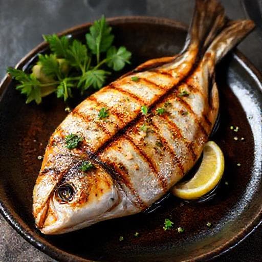 大葉と生姜の香り！さんまの塩焼き