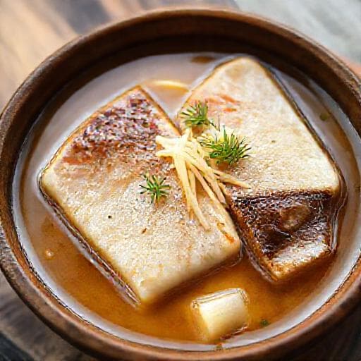 かれいの煮付け（生姜風味豊か）