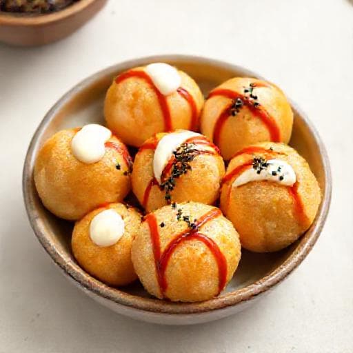 簡単！レンジでふわとろたこ焼き風