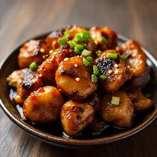 砂肝のガーリックバター醤油焼き