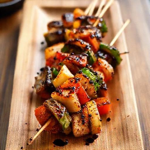 こんにゃくと野菜の田楽串