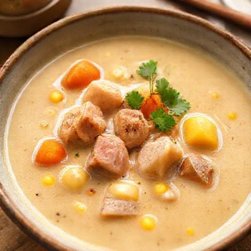 豚汁アレンジ：豚肉と根菜の味噌クリームスープ