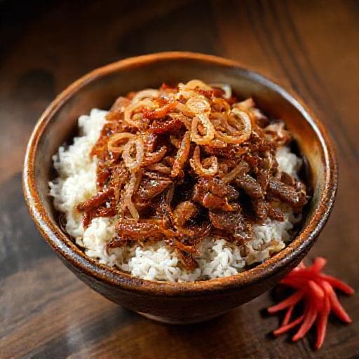 伝統的な牛丼