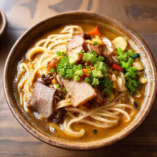 信州味噌と野菜たっぷり味噌ラーメン