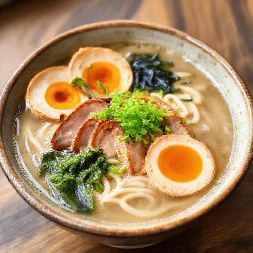 伝統的な塩ラーメン