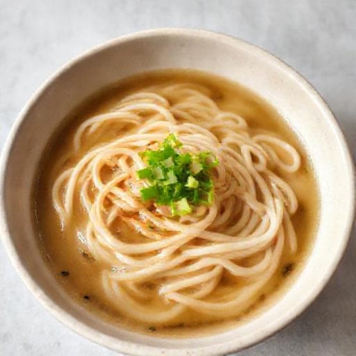 簡単かけうどん