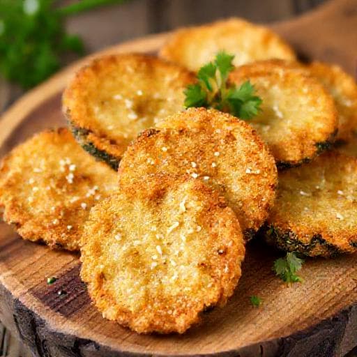 Dovlecei Pane Rapizi cu Parmezan