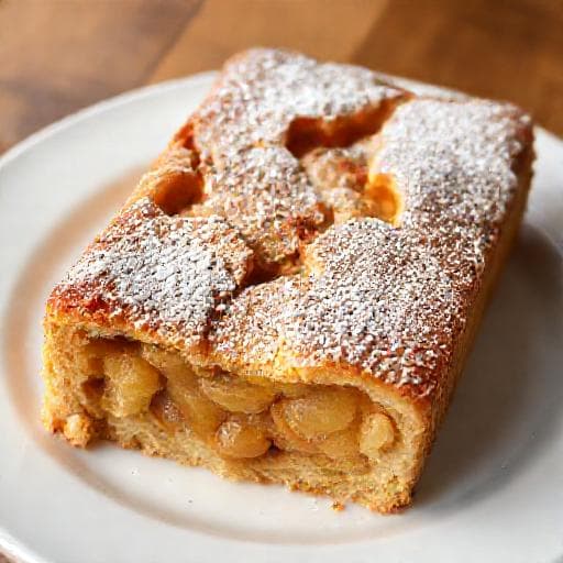 Prăjitură cu mere tradițională