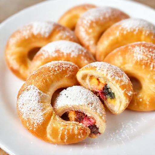 Cornulețe cu Rahat Rapide (Fără Drojdie)