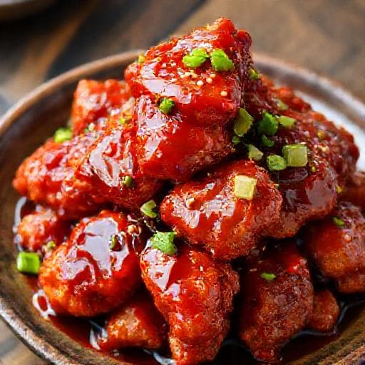 Pui Coreean Crocant Tradițional (Yangnyeom Chicken)
