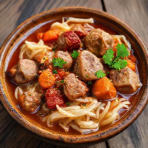 Varză dulce cu carne de porc (Clasică)