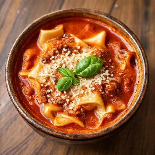 Supă Cremă de Lasagna Tradițională