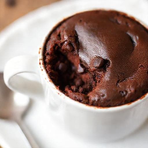 Γρήγορο Κέικ Σοκολάτας σε Κούπα (Mug Cake)