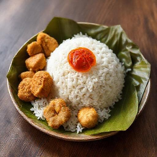 Nasi Timbel Simpel Kilat