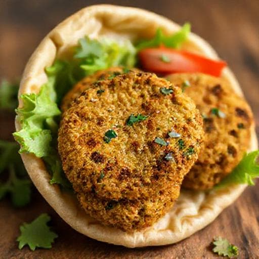Falafel Cepat dengan Tepung Kacang Arab